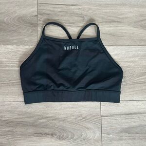 NOBULL High Neck Sports Bra Green/Black (M)